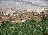 Muscat 07 06 Al Hamra With Palm Trees Al-Hamra is one of the oldest Oman villages, sitting at the foot of the Hajar Mountains. There are several 400 year-old two- and three-story mud brick houses still standing and occupied to this day.